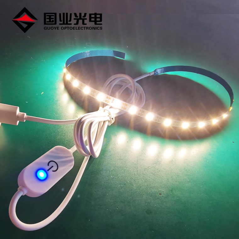 USB ထိတွေ့မီးမှိန်စက် 5v LED အမြှောင်းအလင်း