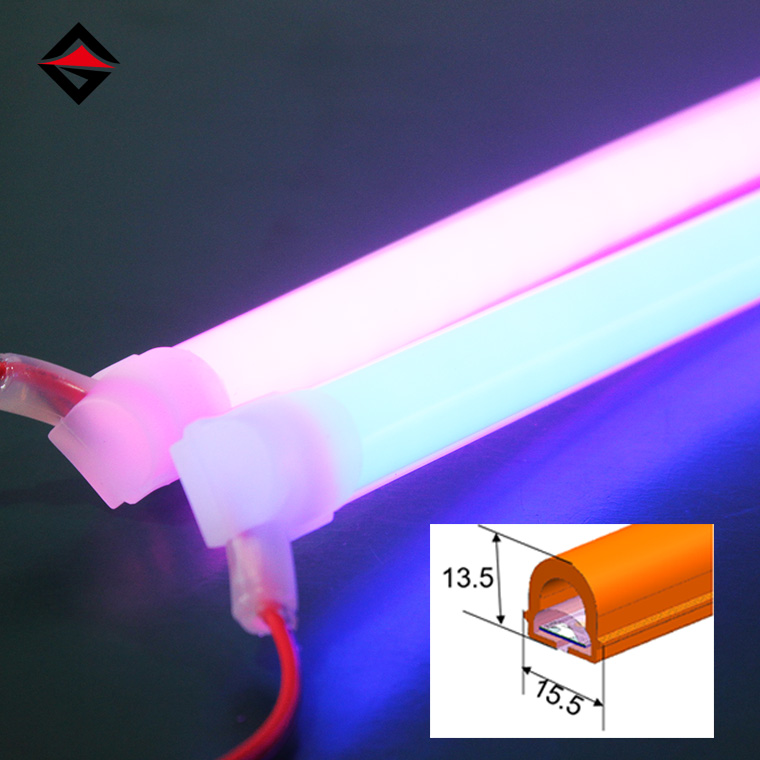 နိမ့်သော voltage 15.5 * 13.5 မီလီမီတာ Neon Light Strip LED