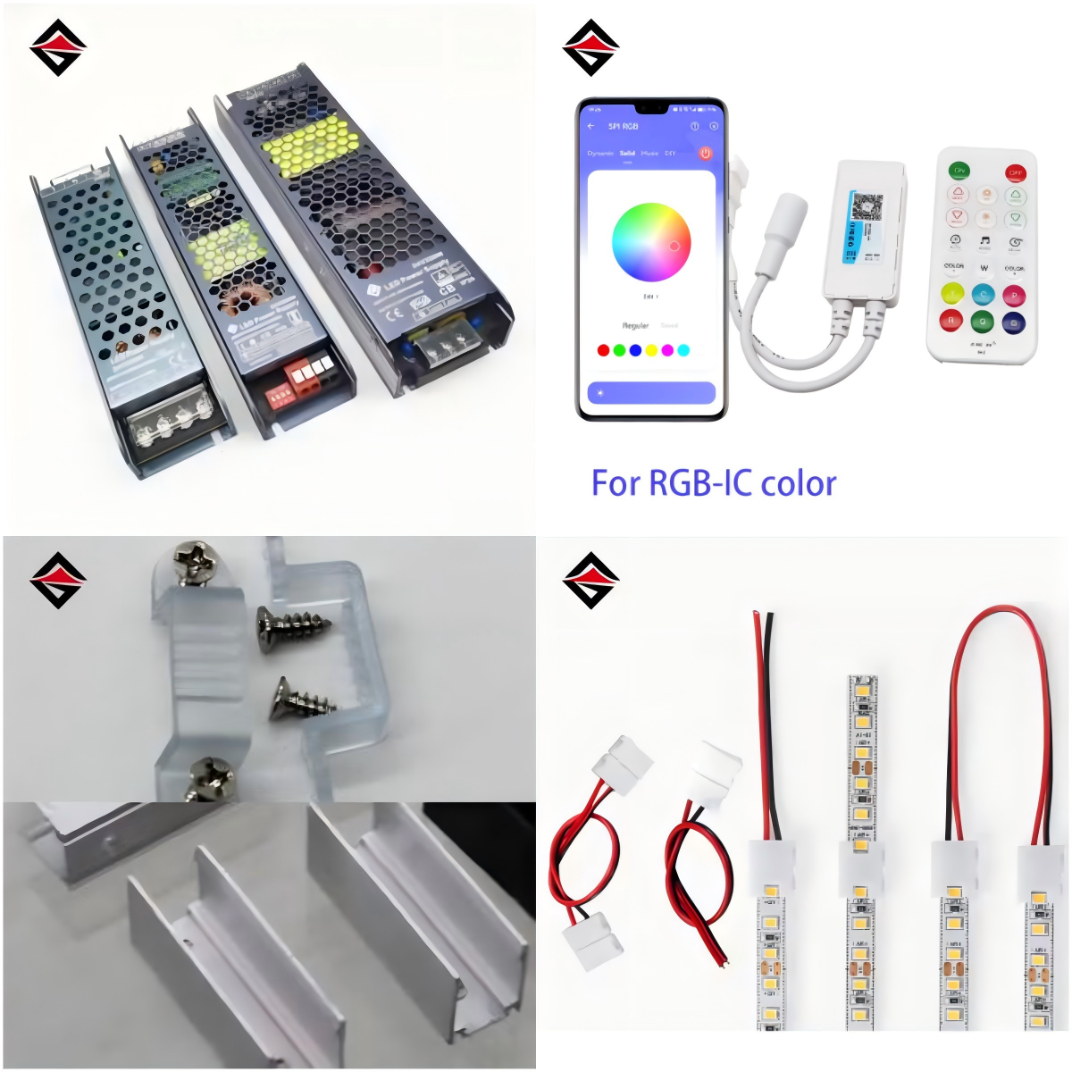LED Light Strips တွေအတွက်သင်လိုအပ်တဲ့ဆက်စပ်ပစ္စည်းတွေကိုကြည့်ရအောင်