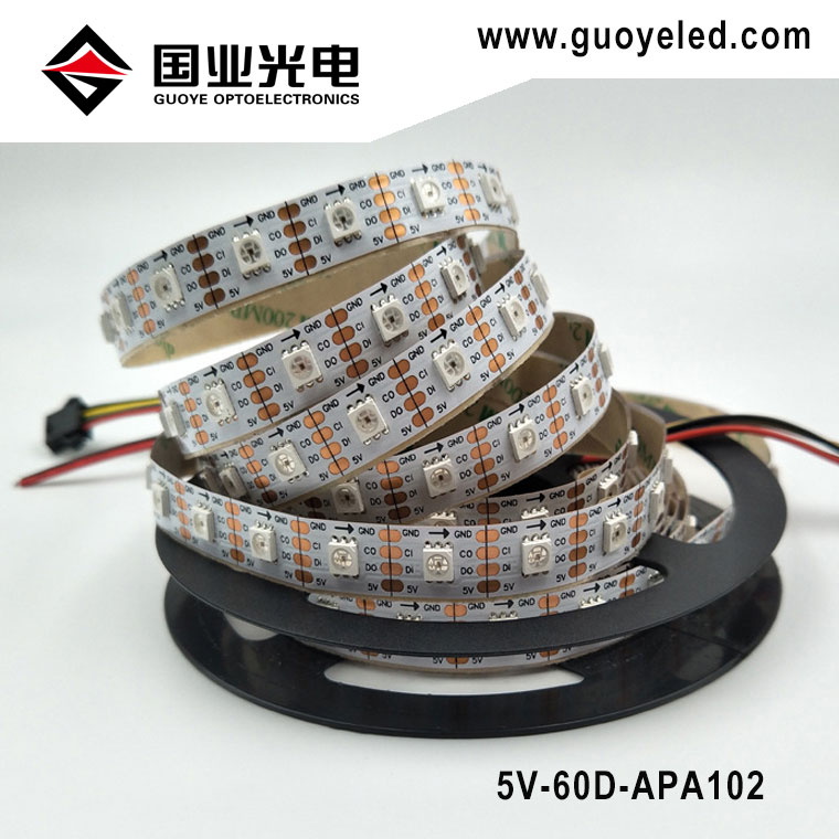 SK9822 လိပ်စာတပ်နိုင်သော led strip